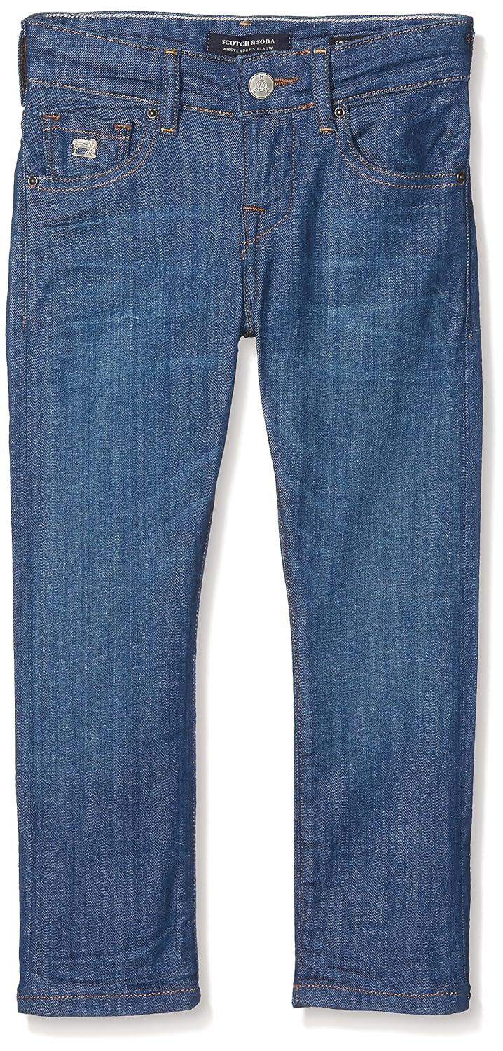 scotch & soda boys strummer-babosa 蓝色紧身牛仔裤 blue (babosa